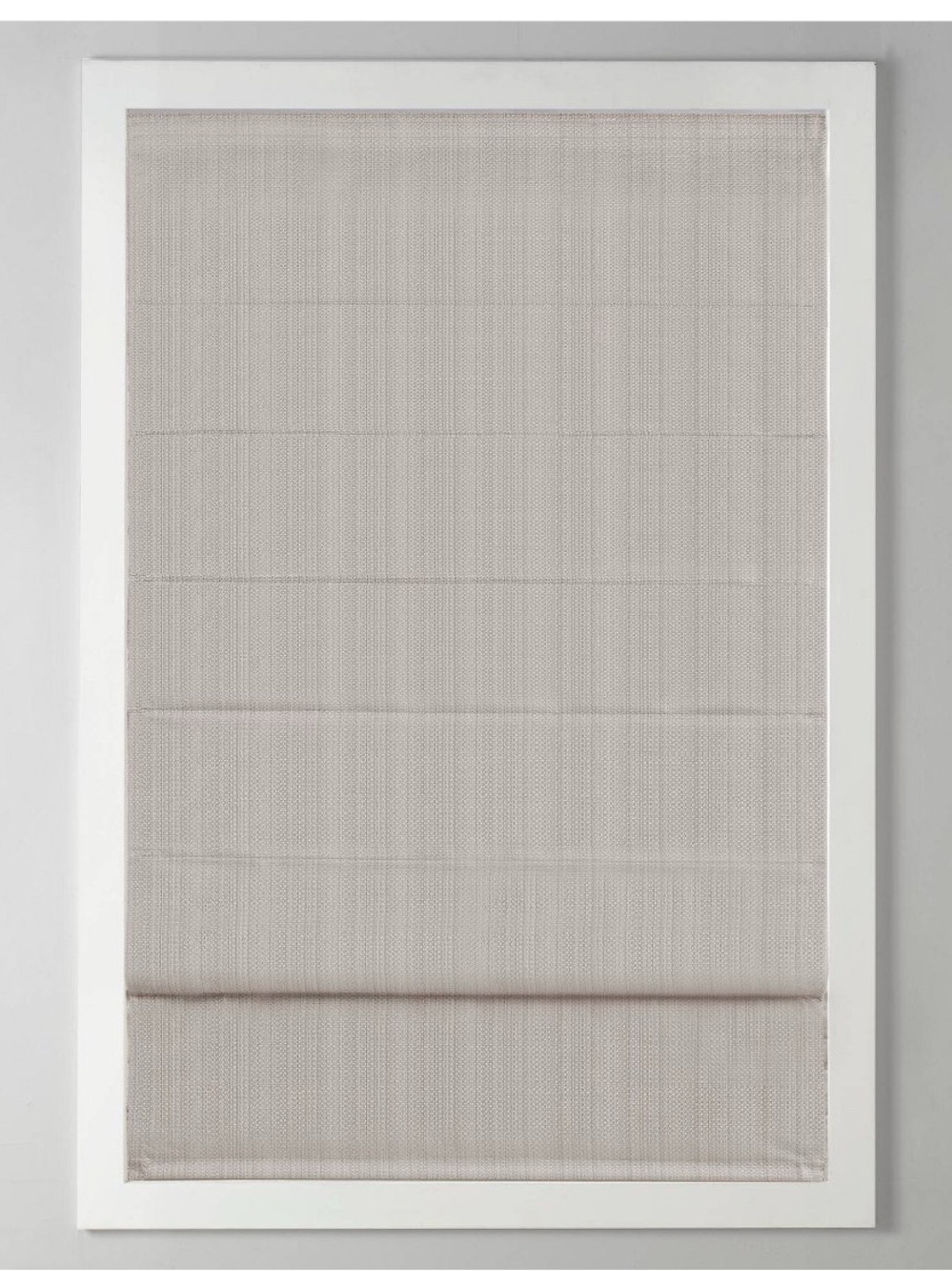 NWT Basketweave Cordless Roman Room Darkening Shades | Taupe - 39” x 64”